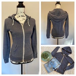 Hoodie Sweatshirt Lightweight Zip Jacket Hoody Top